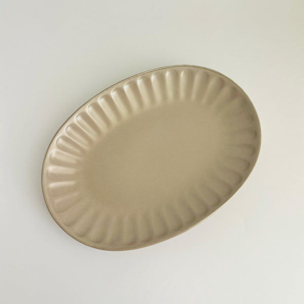 Lena Stoneware Oval Plate