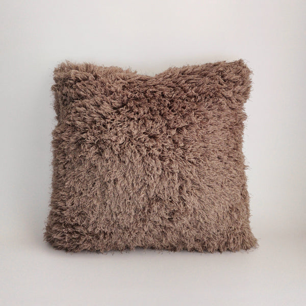 Zoie Fluffy Plush Cushion Cover